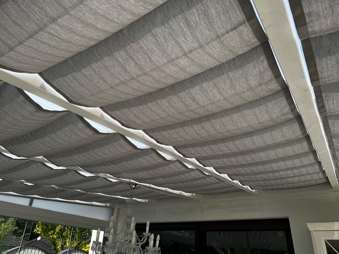 Seilspannmarkise (bis 95cm Breite)