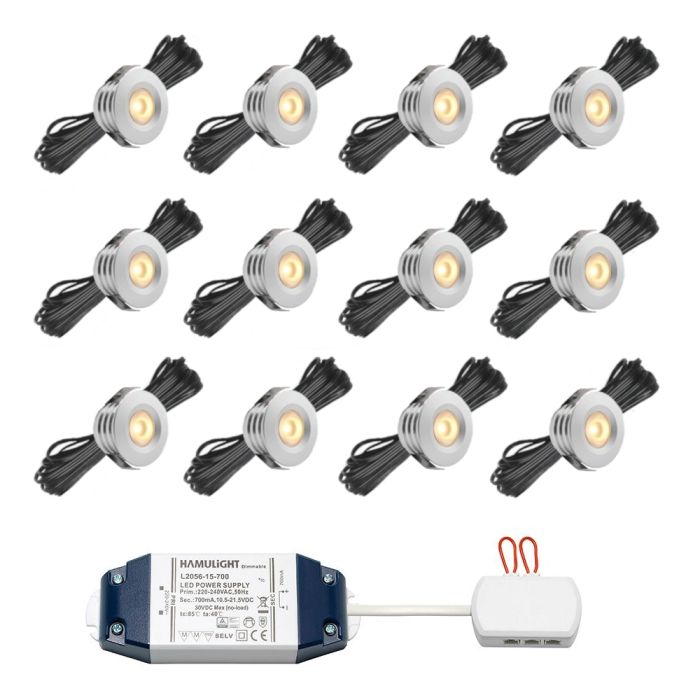 Hamulight Cree LED Einbaustrahler Pals Warm Weiß