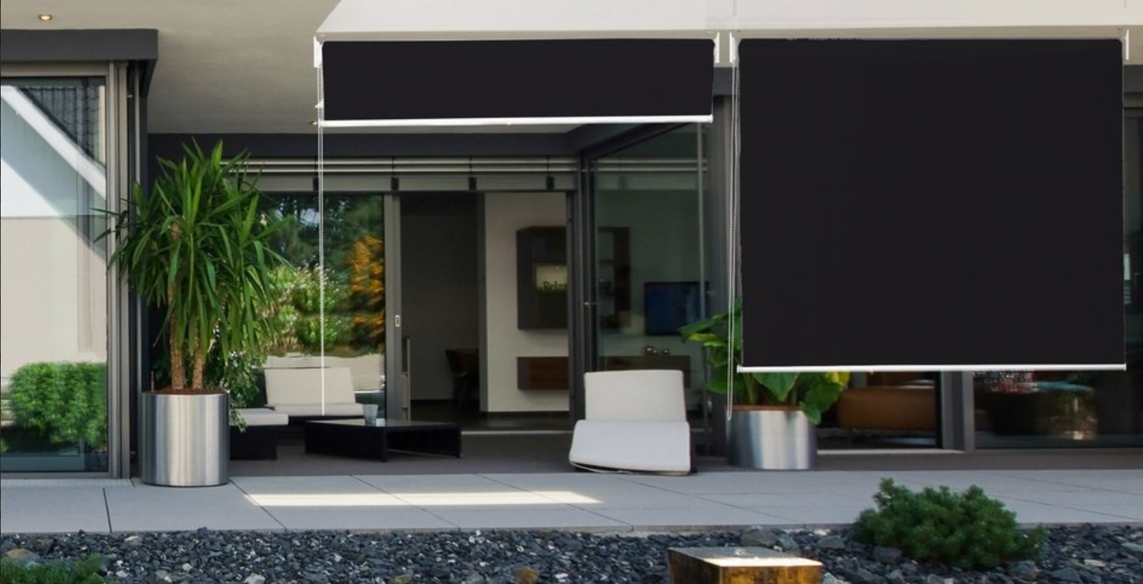 Sonnenrollo - Senkrechtmarkise